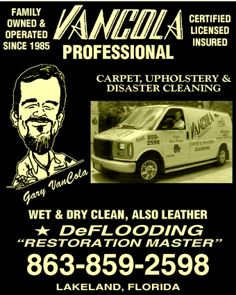 vancola professional carpet cleaning yellow page ad #1